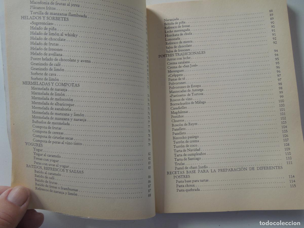 Libros de segunda mano: EL GRAN LIBRO DE LOS POSTRES - . MAR&Iacute;A PILAR . EDICIONES 29,-1995 - Foto 4