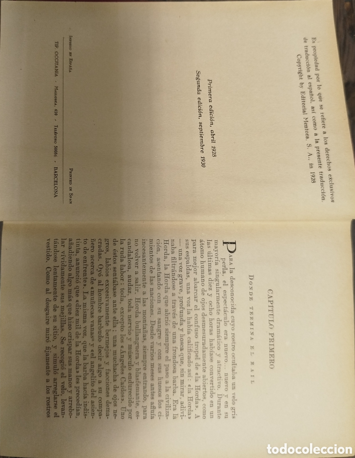 Libros de segunda mano: La mujer acorralada.james Oliver curwood - Foto 3