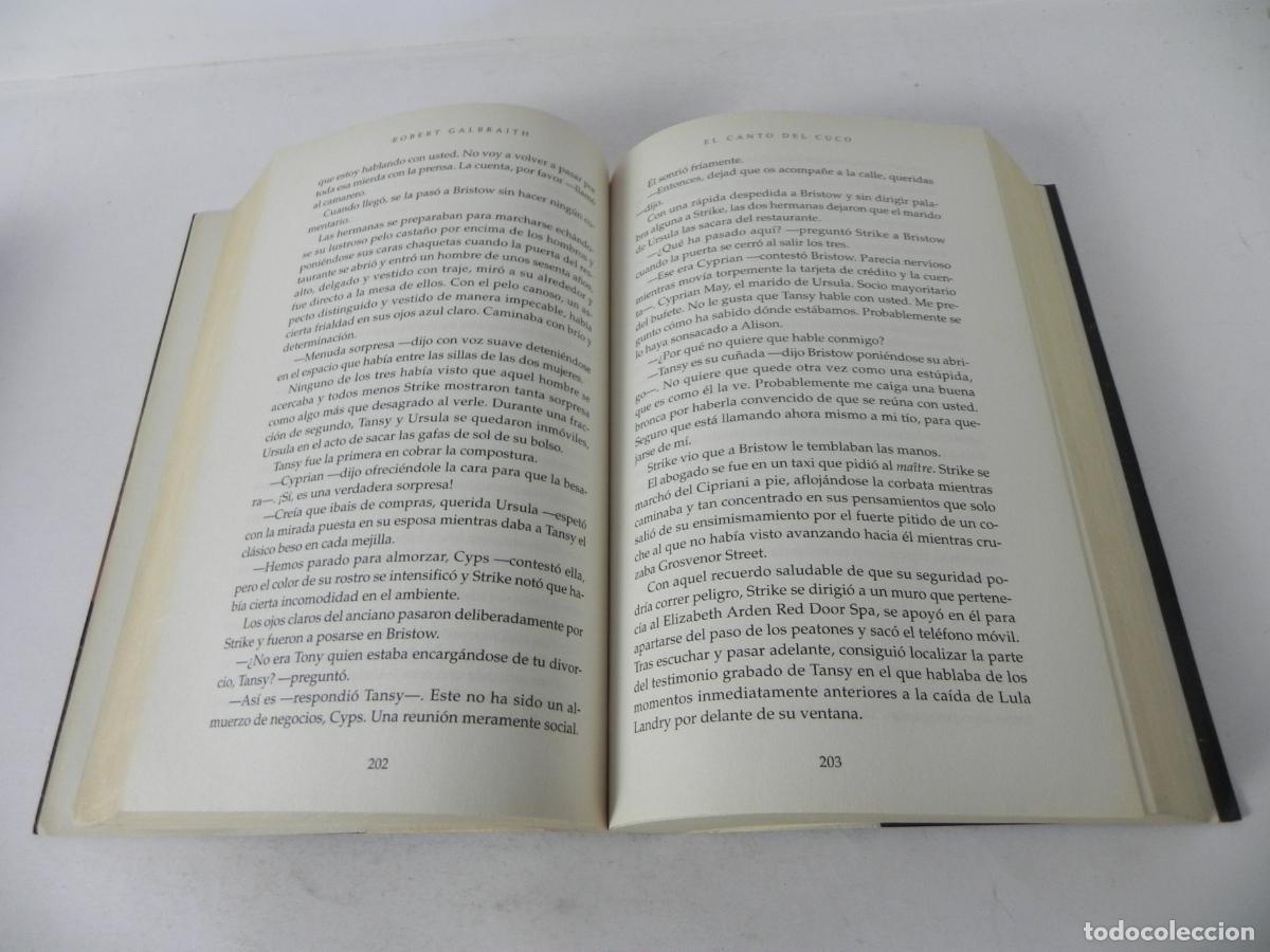 Libros de segunda mano: EL CANTO DEL CUCO (ROBERT GALBRAITH) ESPASA-2013 - Foto 3