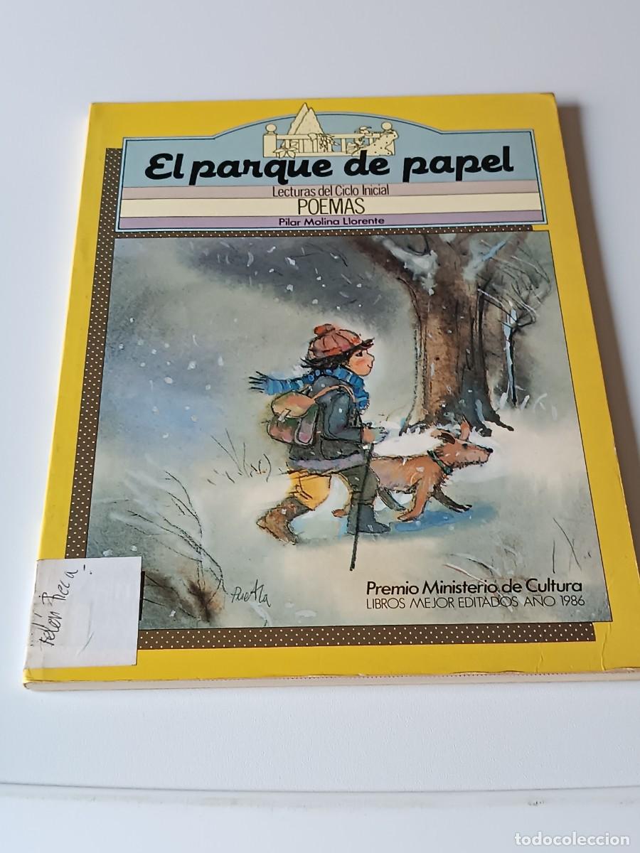 Libros de segunda mano: EL PARQUE DE PAPEL POEMAS PILAR MOLINA - Foto 2