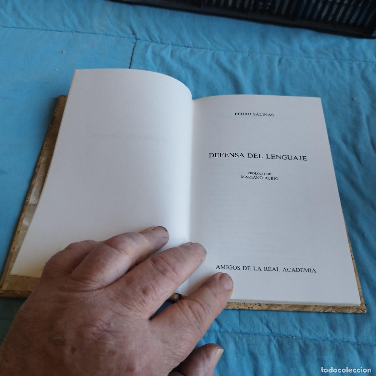 Libros de segunda mano: DEFENSA DEL LENGUAJE / PEDRO SALINAS / GARV 70 - Foto 3