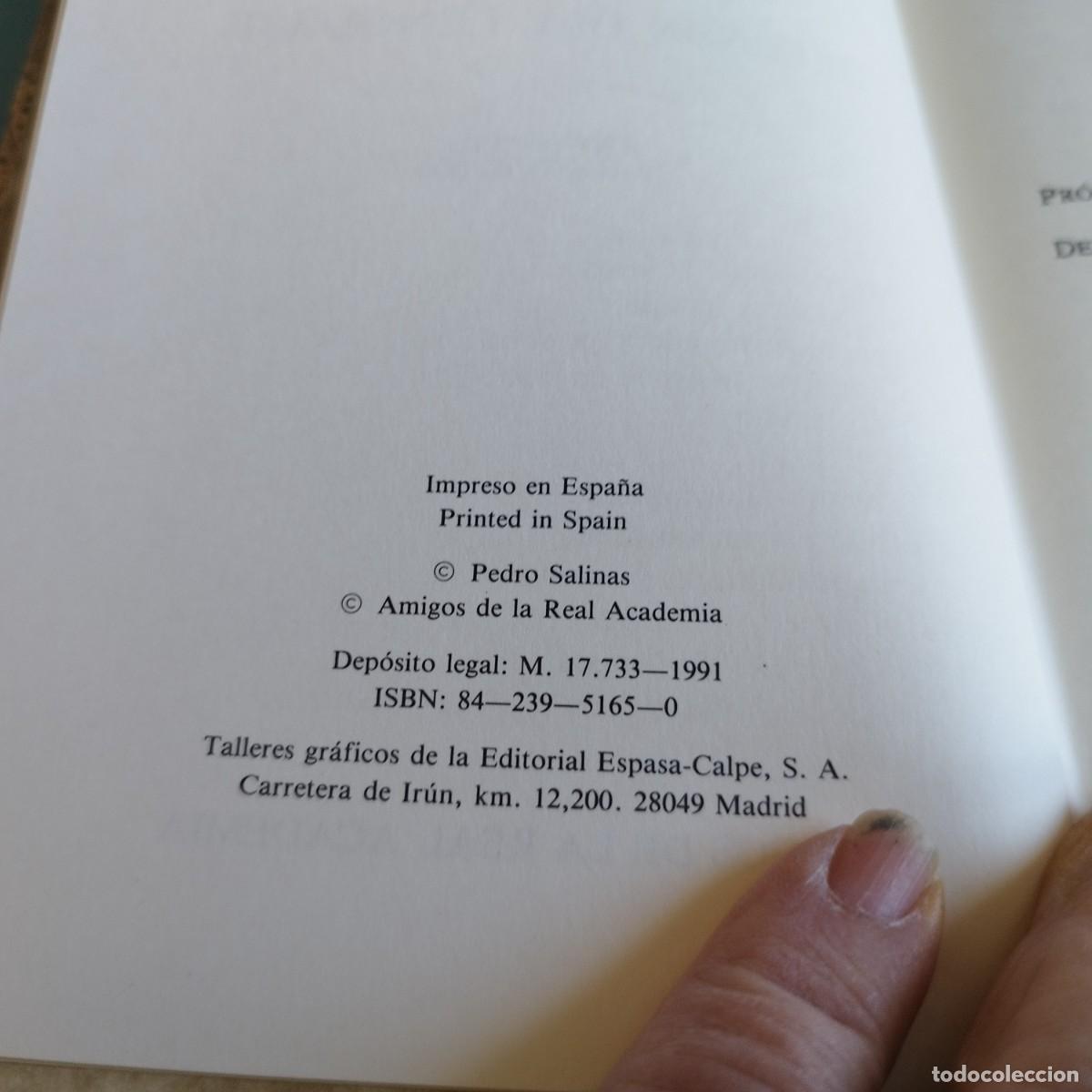 Libros de segunda mano: DEFENSA DEL LENGUAJE / PEDRO SALINAS / GARV 70 - Foto 5