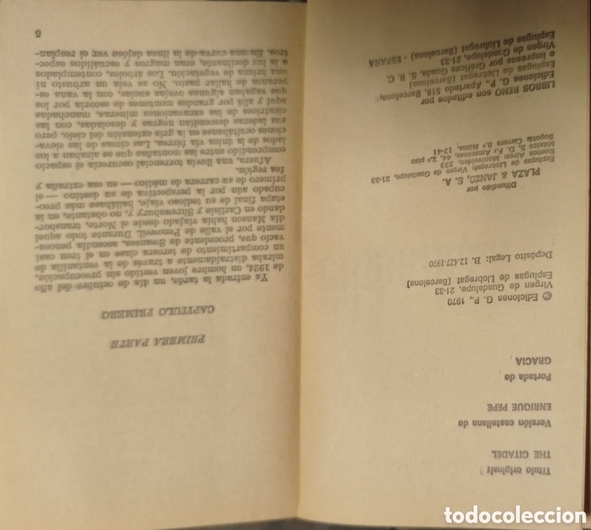 Libros de segunda mano: La ciudadela de a.j.Cronin - Foto 2