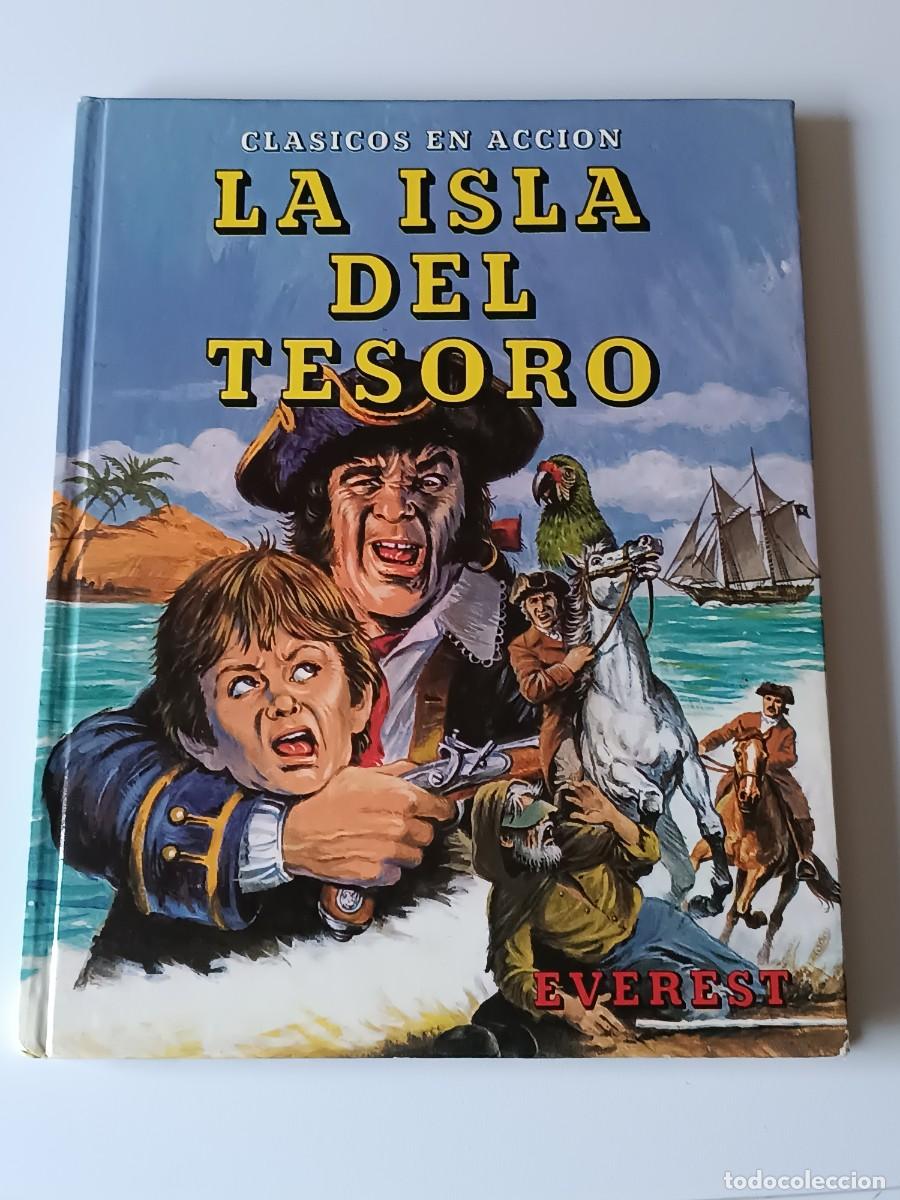 Libros de segunda mano: LA ISLA DEL TESERO EVEREST CLASICON EN ACCION - Foto 1