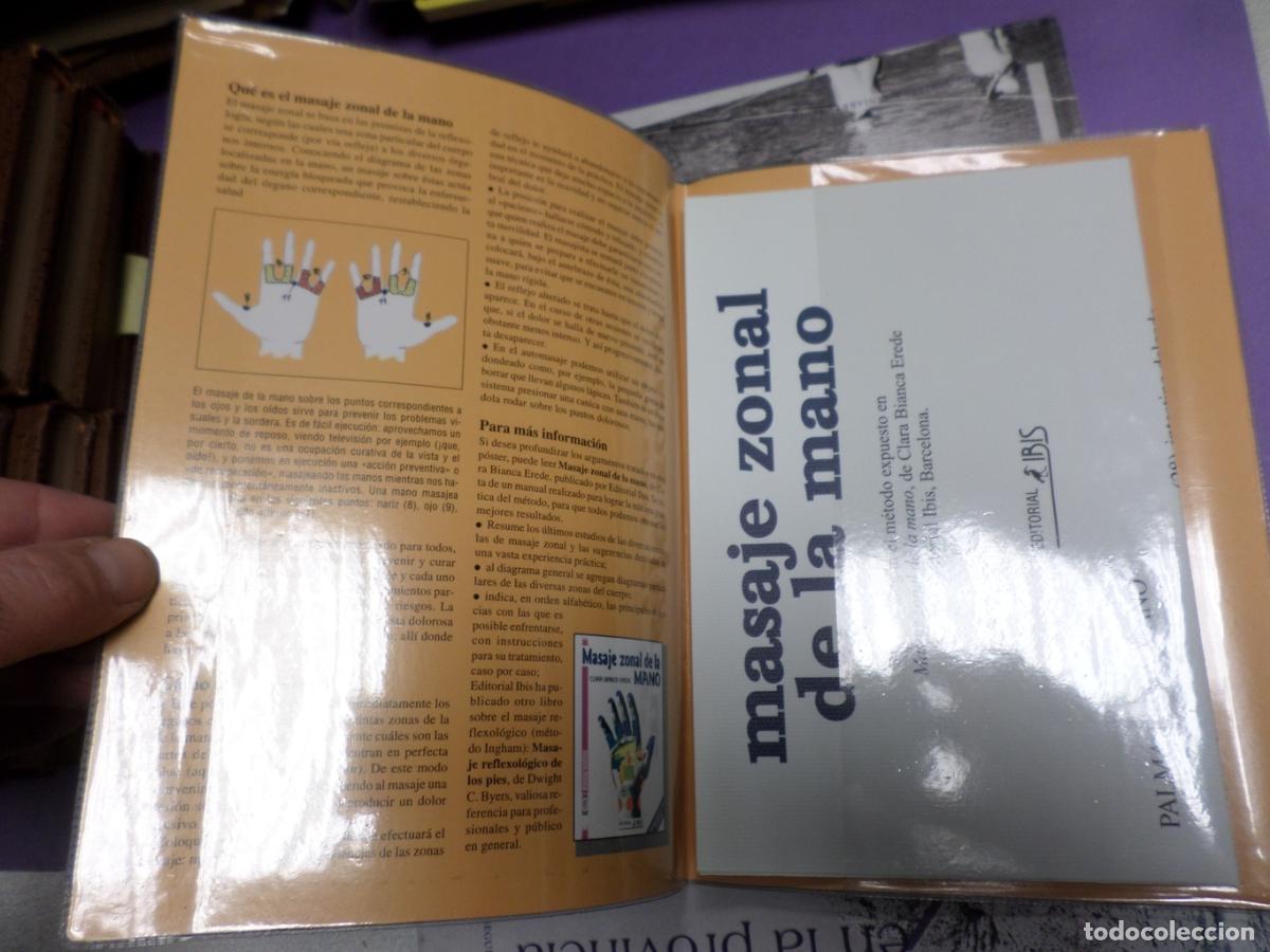 Libros de segunda mano: POSTER PARA EL MASAJE ZONAL DE LA MANO - IBIS 1997 - Vv.aa. - Foto 2