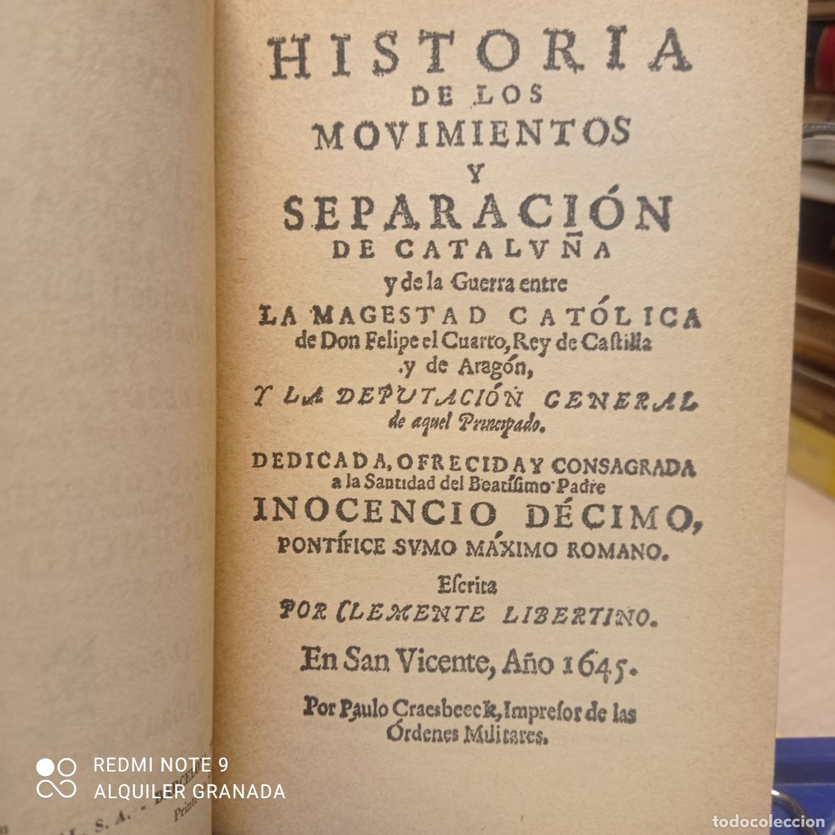 Libros de segunda mano: GUERRA DE CATALU&Ntilde;A - F.M. DE MELO - Foto 2