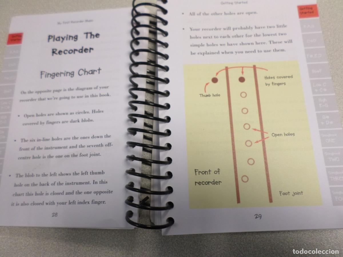 Libros de segunda mano: RECORDER MY FIRST MUSIC.METODO PARA APRENDER A TOCAR LA FLAUTA (INGL&Eacute;S). - Roger Cawkwell - Foto 2