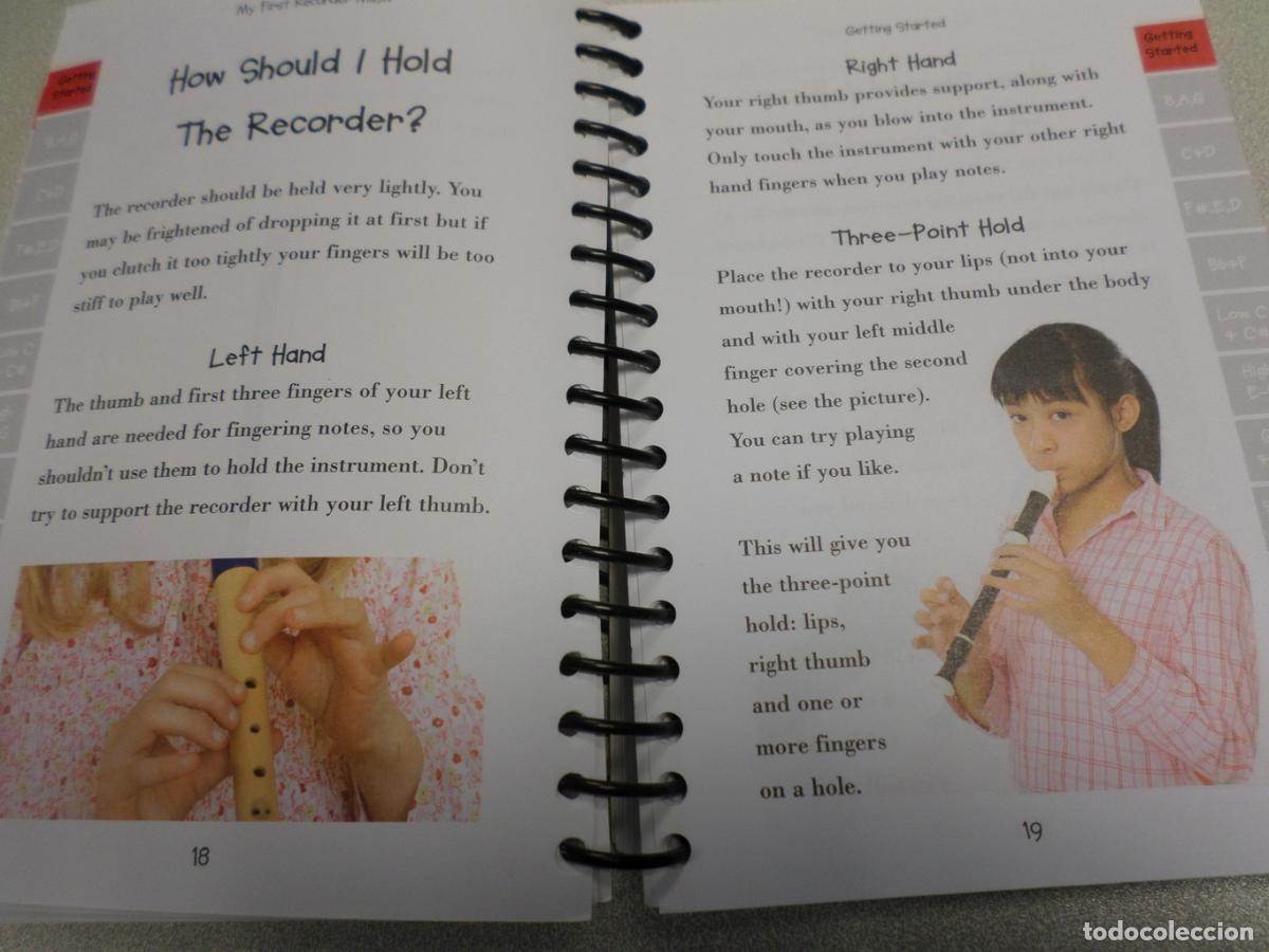 Libros de segunda mano: RECORDER MY FIRST MUSIC.METODO PARA APRENDER A TOCAR LA FLAUTA (INGL&Eacute;S). - Roger Cawkwell - Foto 3
