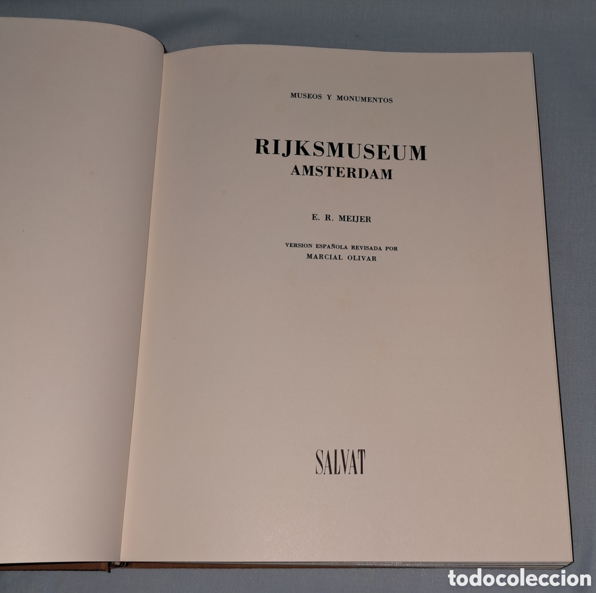 Libros de segunda mano: &Aacute;MSTERDAM RIJKSMUSEUM, MUSEOS Y MONUMENTOS, SALVAT - Foto 3