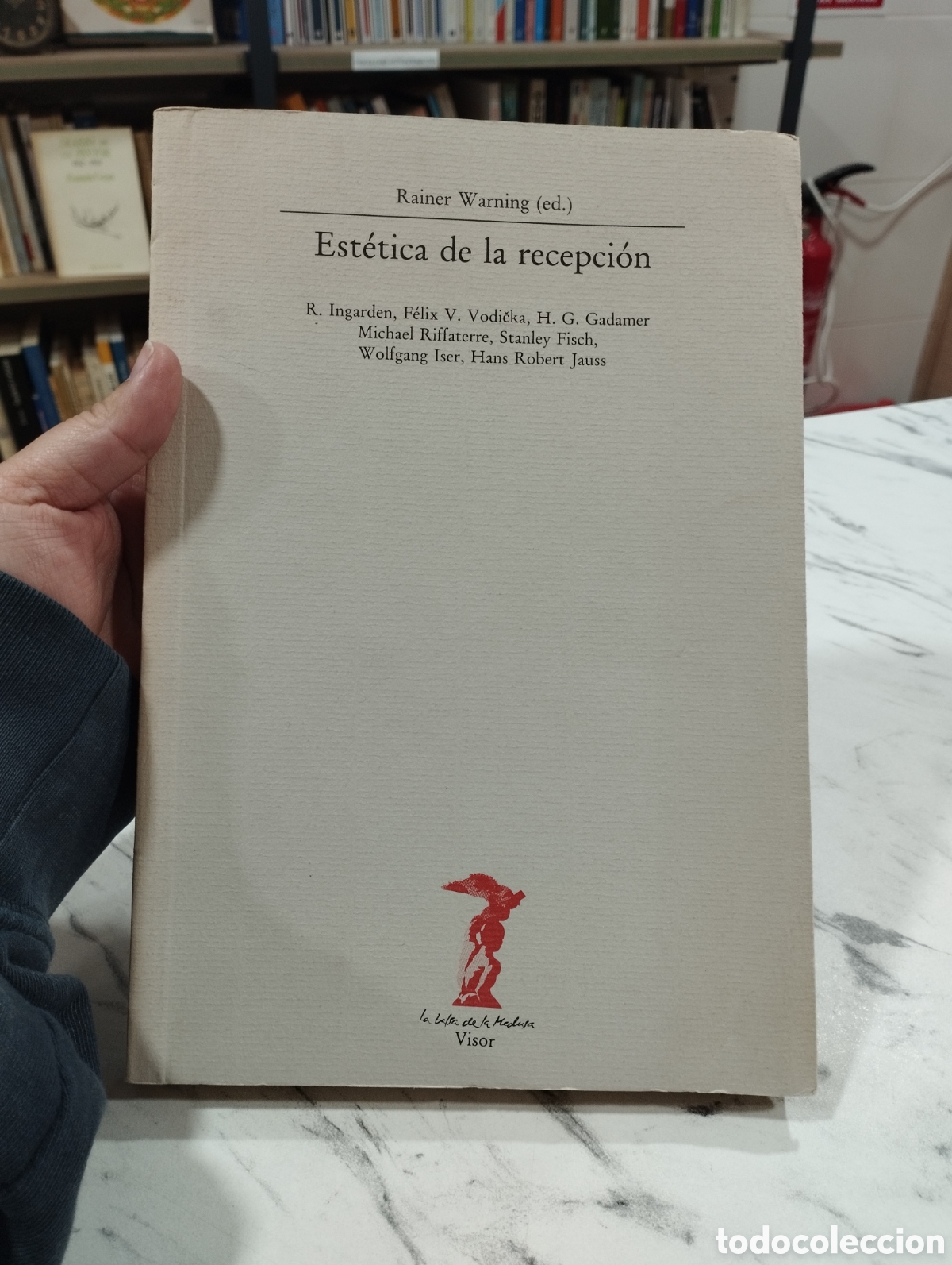 Libros de segunda mano: Est&eacute;tica de la recepci&oacute;n Rainer Warning VISOR 1989 - Foto 1