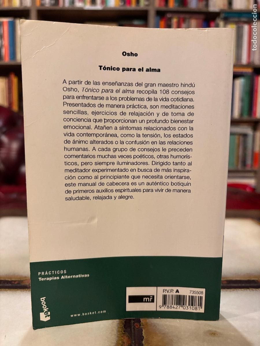 Libros de segunda mano: T&oacute;nico para el alma. Osho. PEDIDO M&Iacute;NIMO 5&euro; - Foto 2