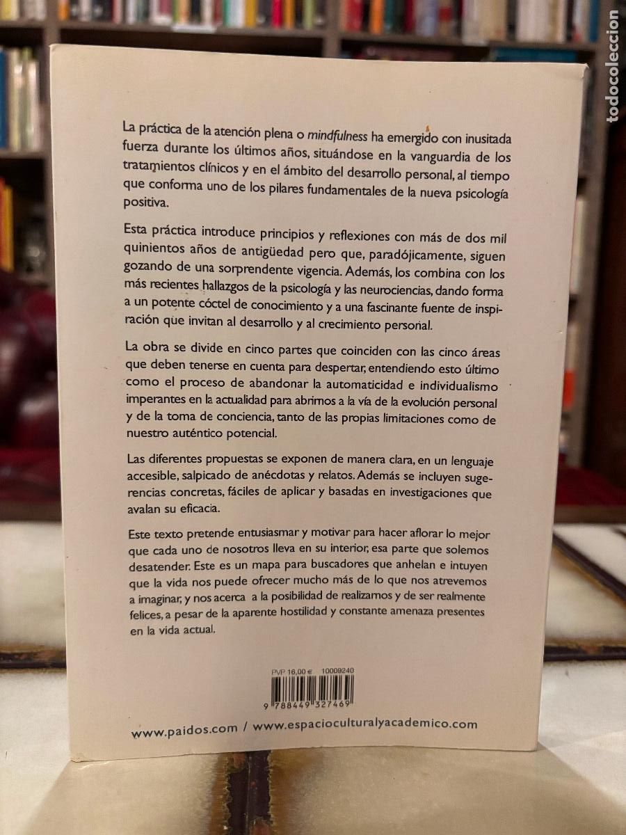 Libros de segunda mano: Mindfulness. El despertar a la vida. Francisco G&aacute;zquez - Foto 2