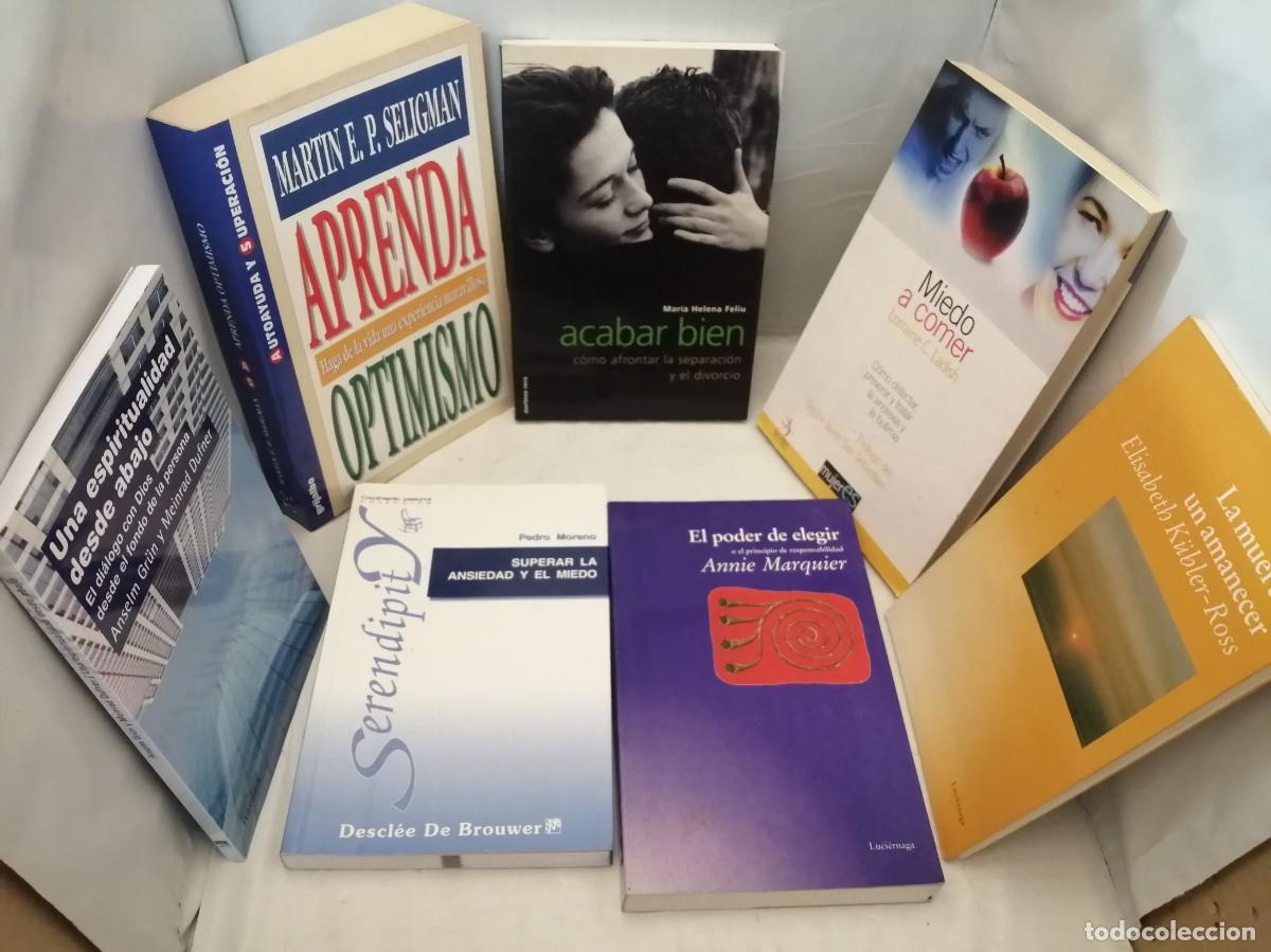 Libros de segunda mano: PACK 7 Libros Espiritualidad y Autoayuda: Aprenda optimismo / Y 6 LIBROS M&Aacute;S... - Foto 1
