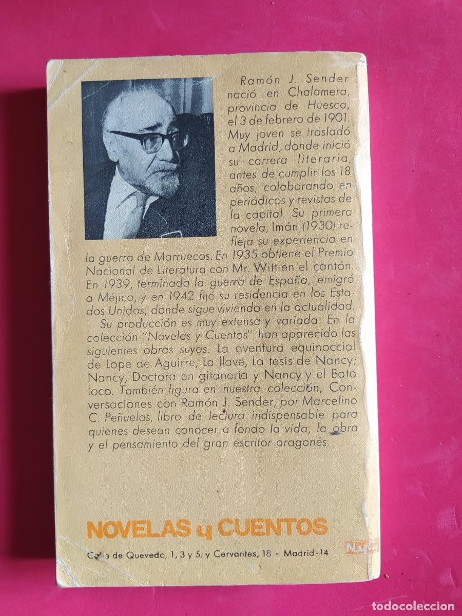 Libros de segunda mano: LA TESIS DE NANCY RAMON J . SENDER TARIFA PLANA DE ENVIOS - Foto 2