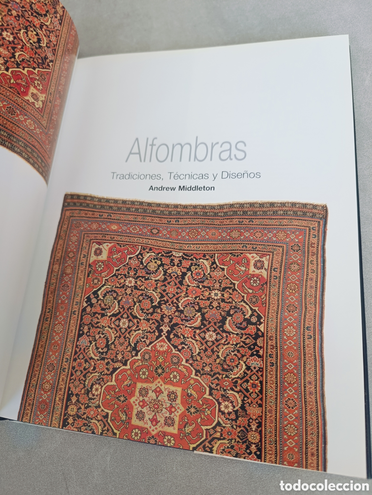 Libros de segunda mano: Alfombras. Tradiciones, t&eacute;cnicas. Andrew Middleton - Foto 4