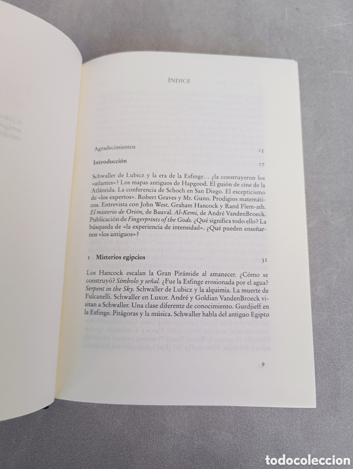 Libros de segunda mano: El mensaje oculto de la Esfinge. Colin Wilson. - Foto 4