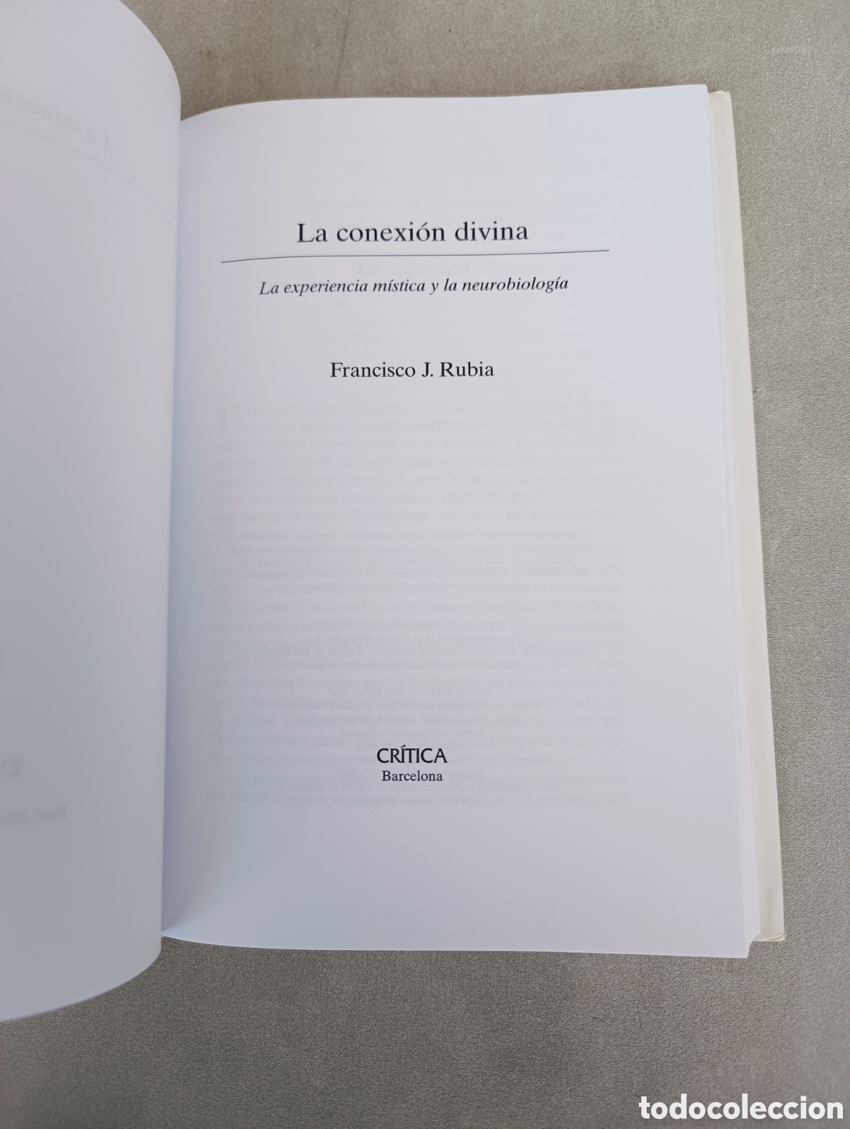 Libros de segunda mano: La conexi&oacute;n divina. Francisco J. Rubia. - Foto 3