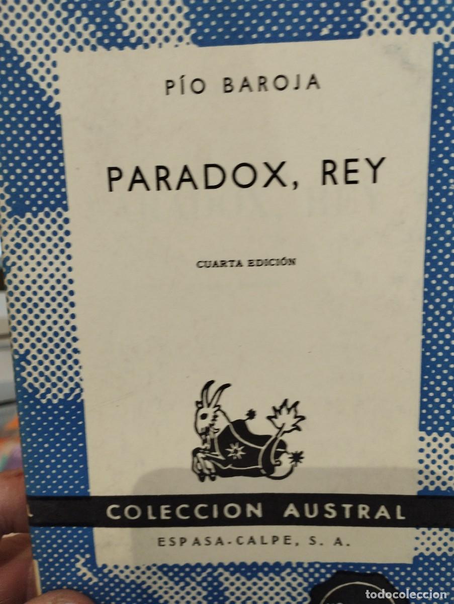 Libros de segunda mano: Pio Baroja. Paradox, Rey - Foto 1