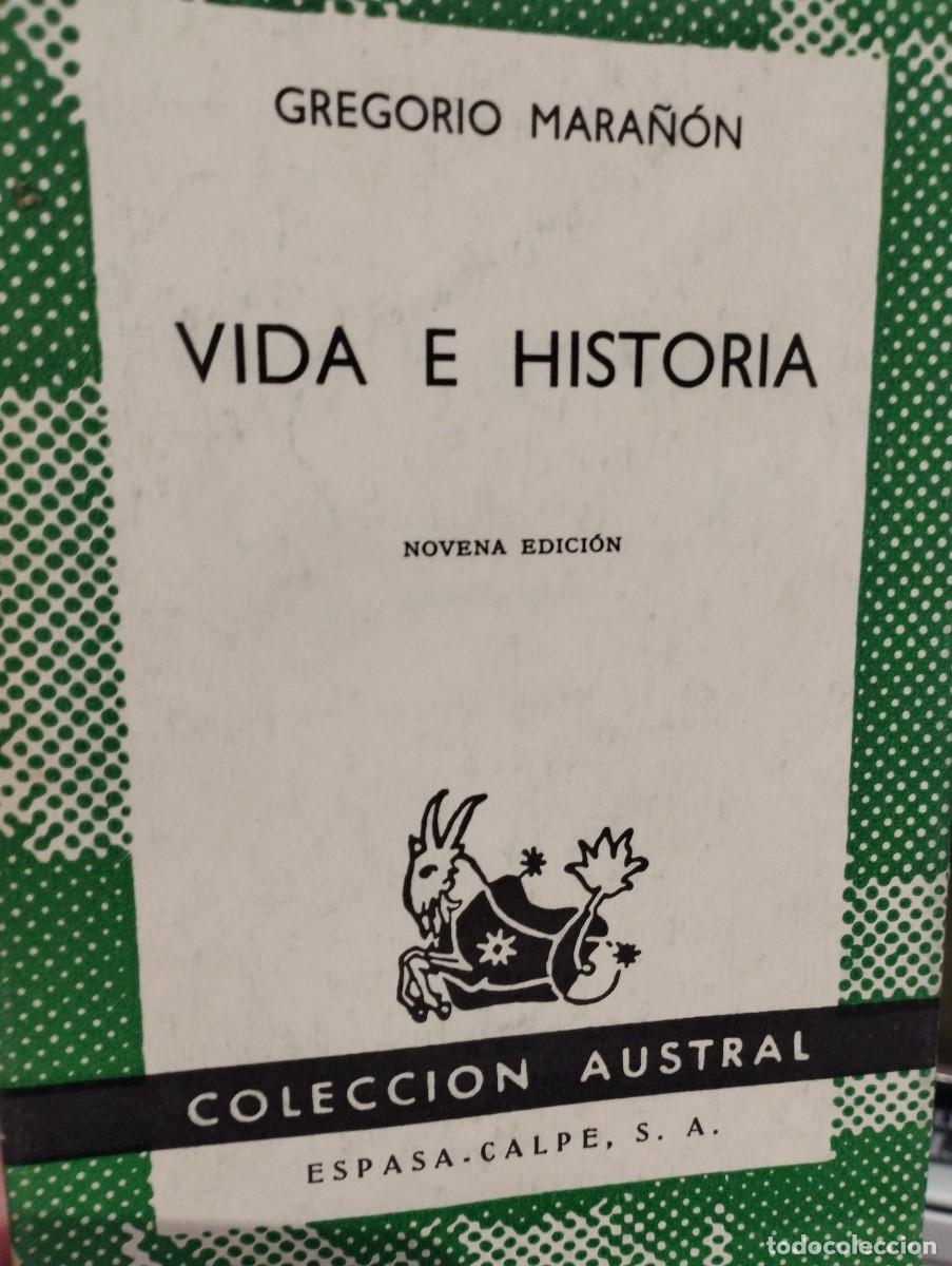 Libros de segunda mano: Gregorio Mara&ntilde;&oacute;n. Vida e historia - Foto 1