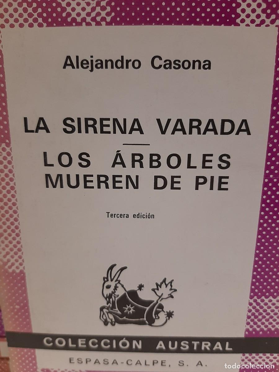 Libros de segunda mano: Alejandro Casona. La sirena varada. Los &aacute;rboles mueren de pie - Foto 1