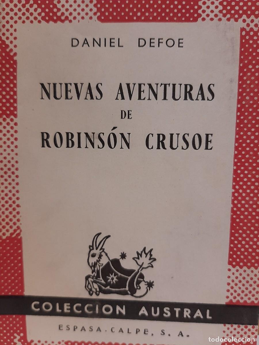 Libros de segunda mano: Daniel Defoe. Nuevas aventuras de Robins&oacute;n Crusoe - Foto 1