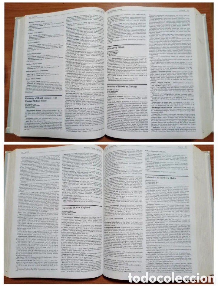 Libros de segunda mano: AMERICAN UNIVERSITIES AND COLLEJES EE.UU. - Foto 4