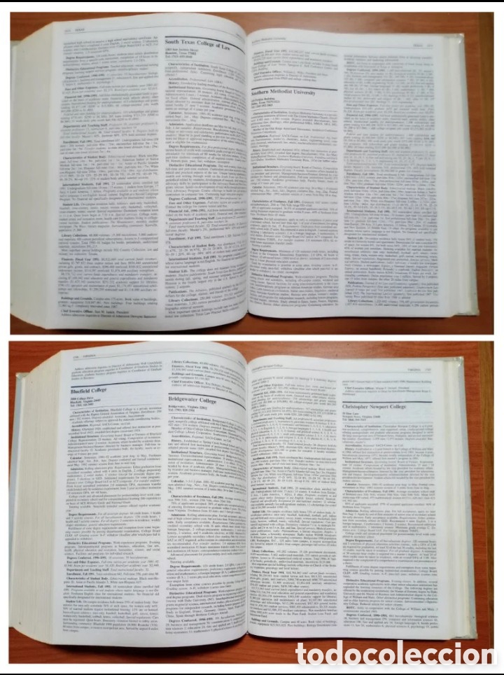 Libros de segunda mano: AMERICAN UNIVERSITIES AND COLLEJES EE.UU. - Foto 7