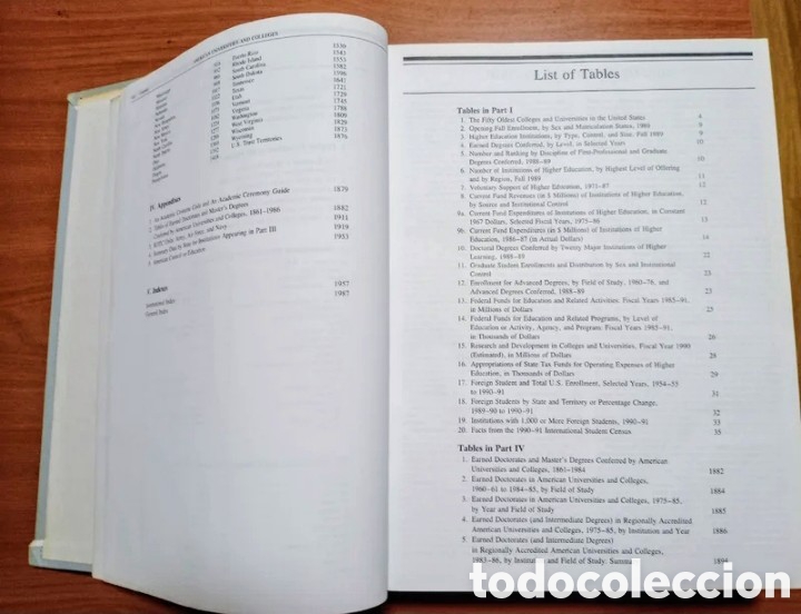 Libros de segunda mano: AMERICAN UNIVERSITIES AND COLLEJES EE.UU. - Foto 9
