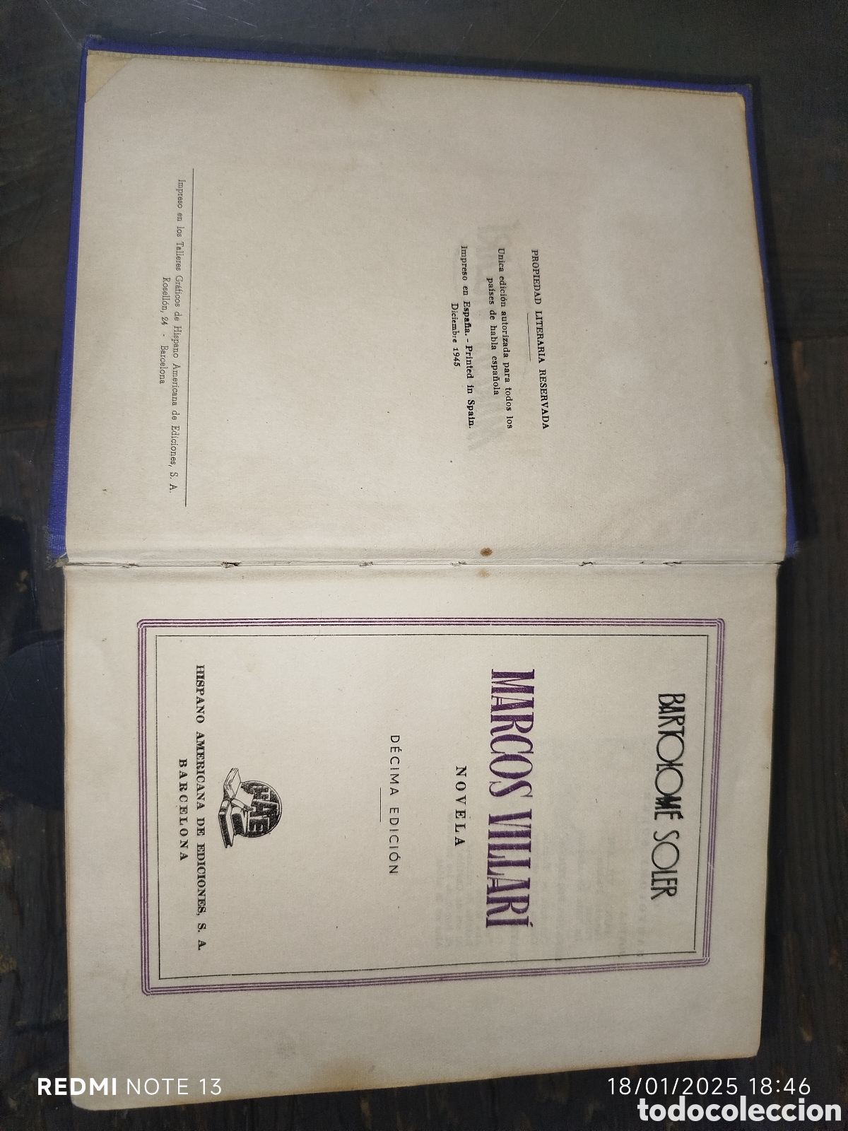 Libros de segunda mano: Marcos villari novela - Foto 3