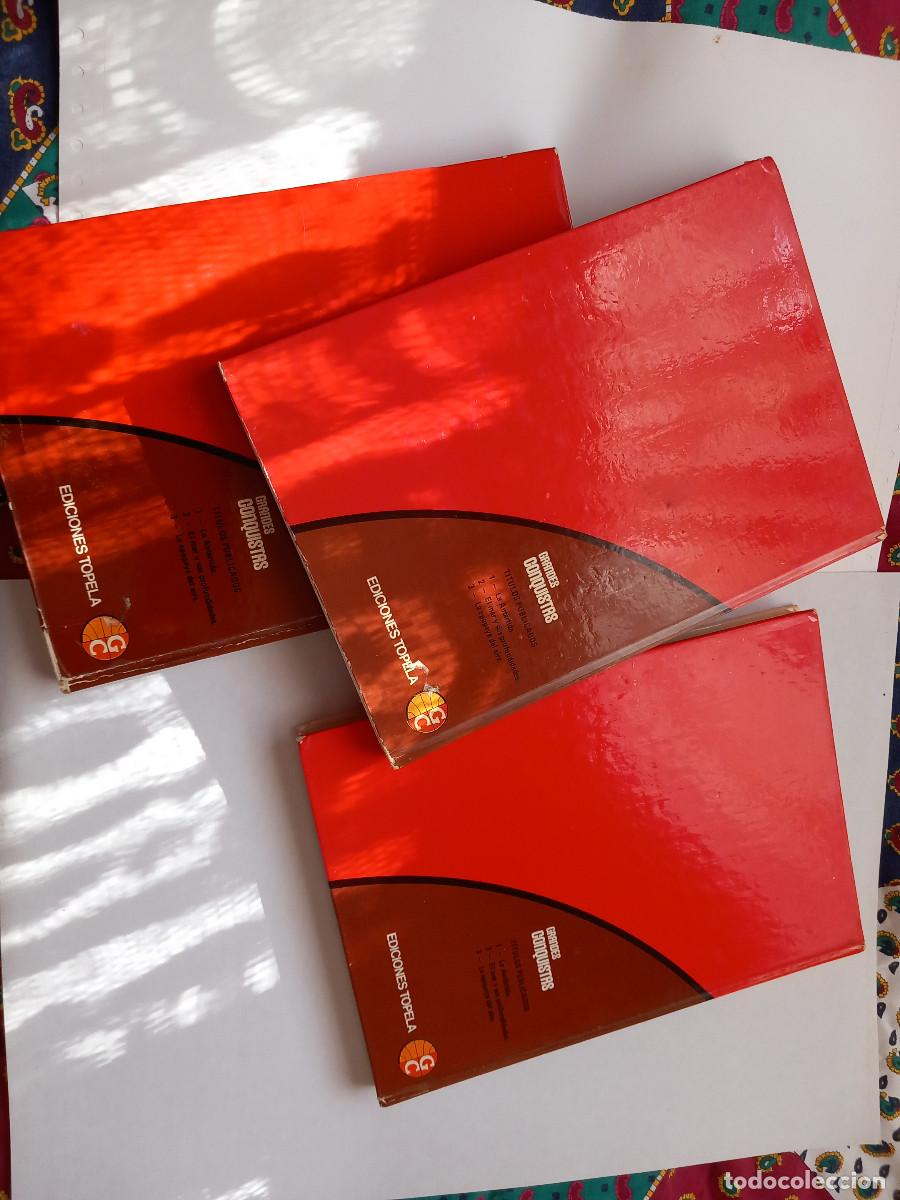 Libros de segunda mano: 3 GRANDES CONQUISTAS, EDICIONES TOPELA - Foto 2