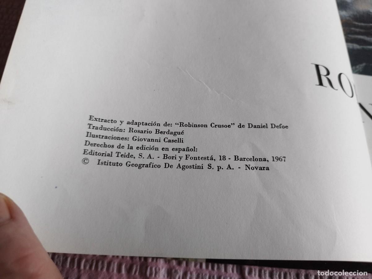 Libros de segunda mano: ROBINSON CRUSOE / / EVA 248 / TEIDE - Foto 5