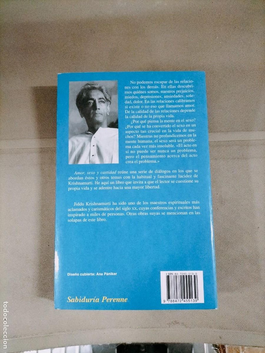 Libros de segunda mano: Amor, sexo y castidad - Krishnamurti - Foto 2