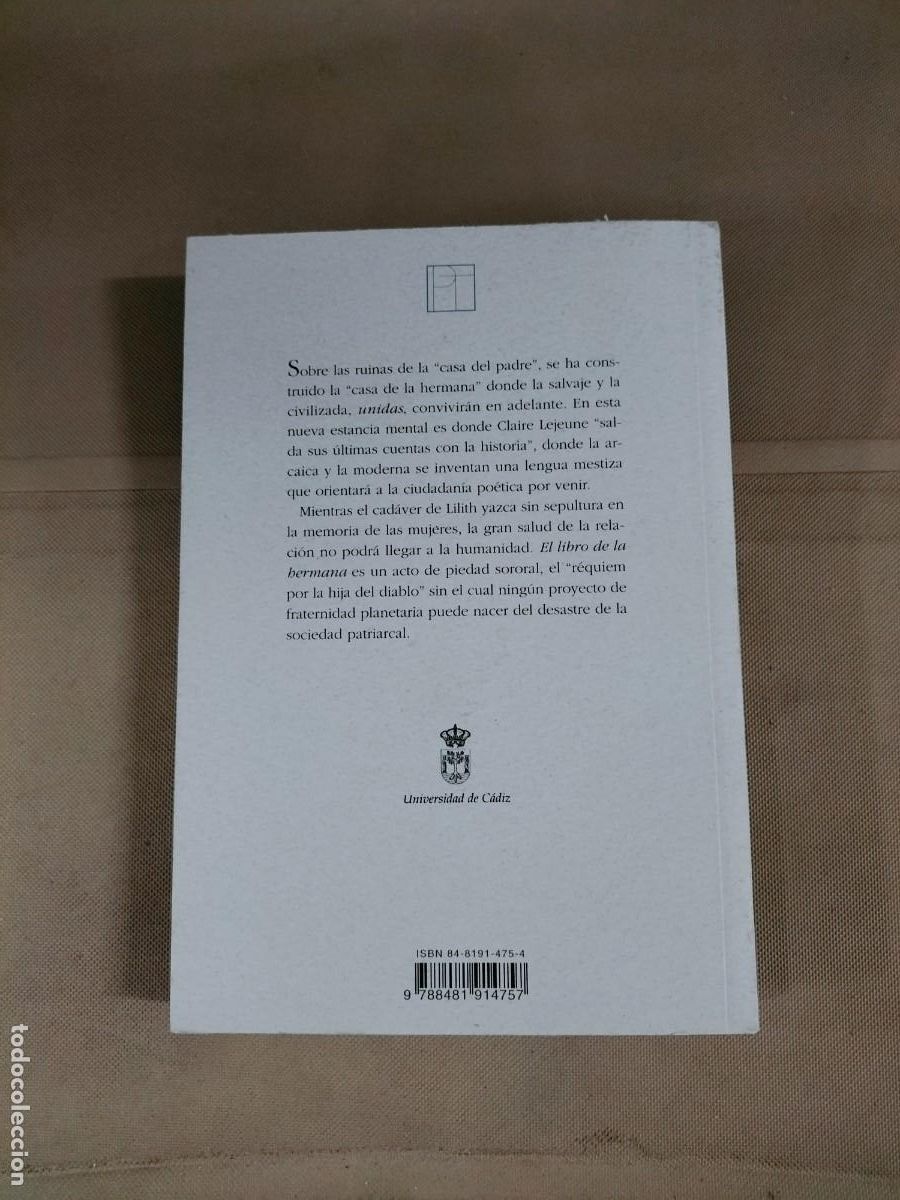 Libros de segunda mano: El libro de la hermana - Claire Lejeune. Pre-textos - Foto 2