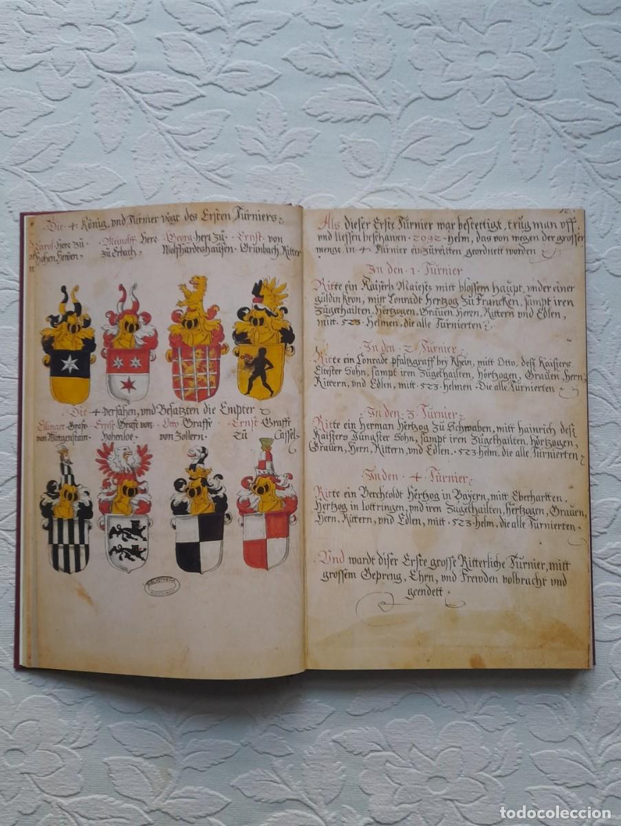 Libros de segunda mano: Facs&iacute;mil del Libro de las Torneos (s. XV) - Foto 2