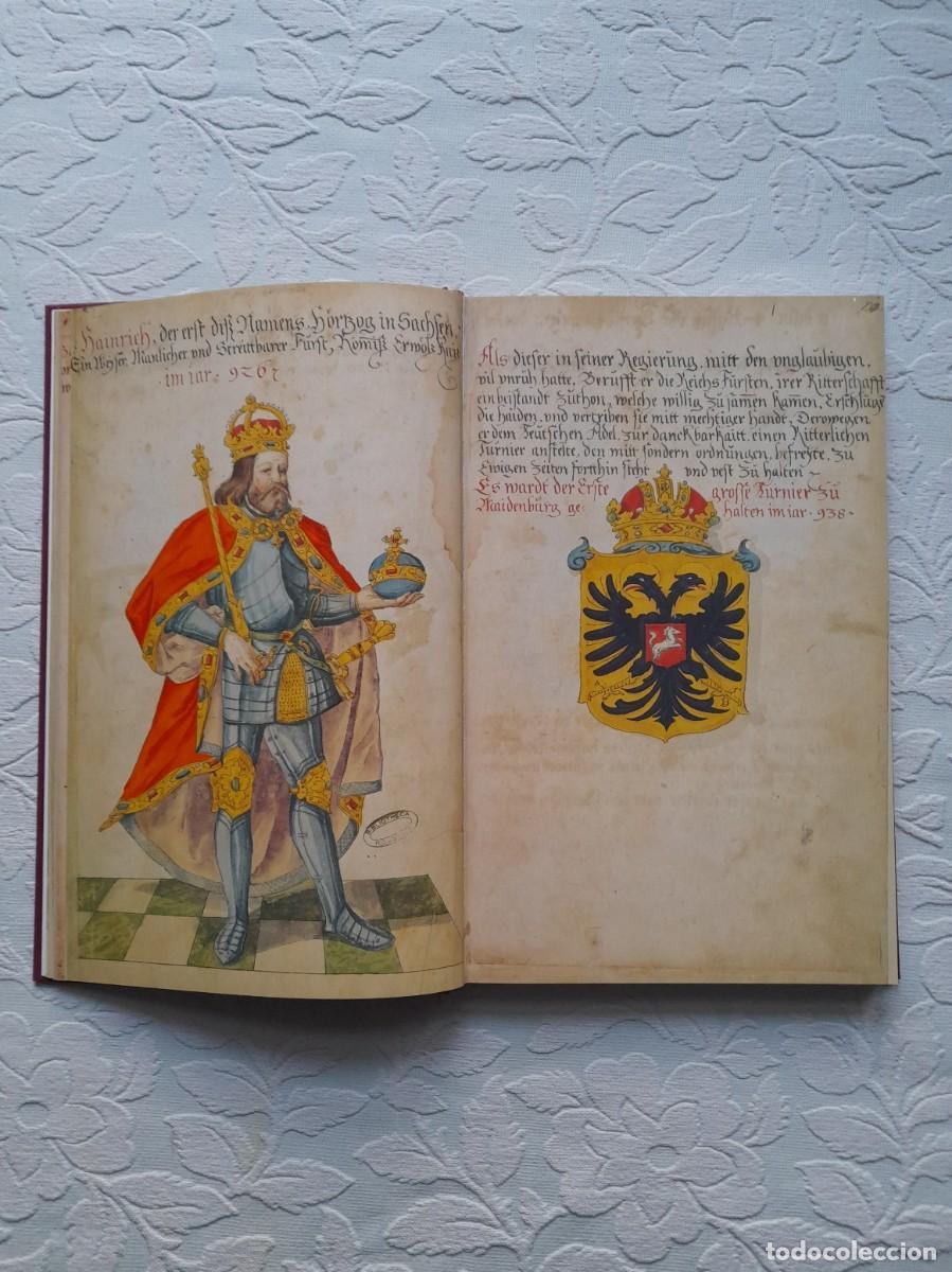 Libros de segunda mano: Facs&iacute;mil del Libro de las Torneos (s. XV) - Foto 4