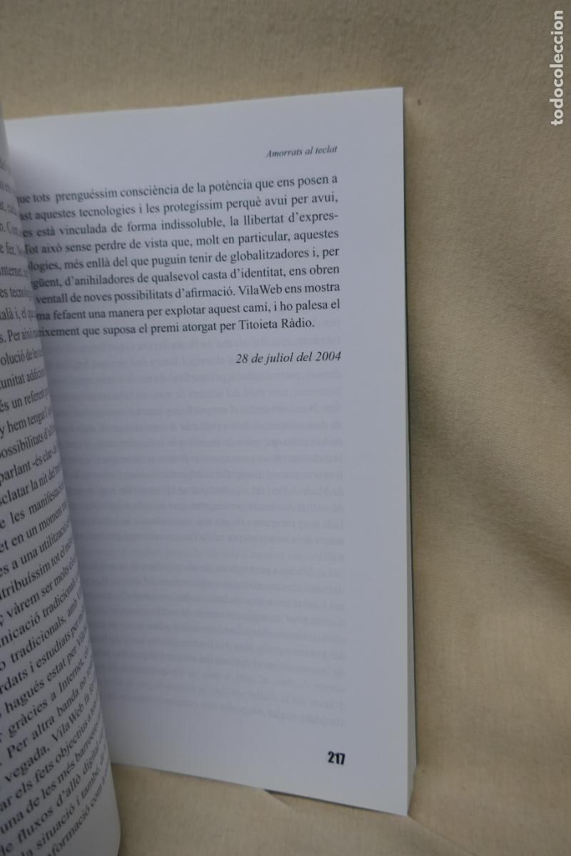 Libros de segunda mano: AMORRATS AL TECLAT (LLOREN&Ccedil; VALVERDE) - Foto 18