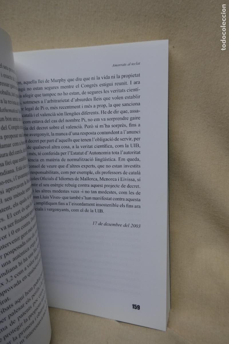Libros de segunda mano: AMORRATS AL TECLAT (LLOREN&Ccedil; VALVERDE) - Foto 19