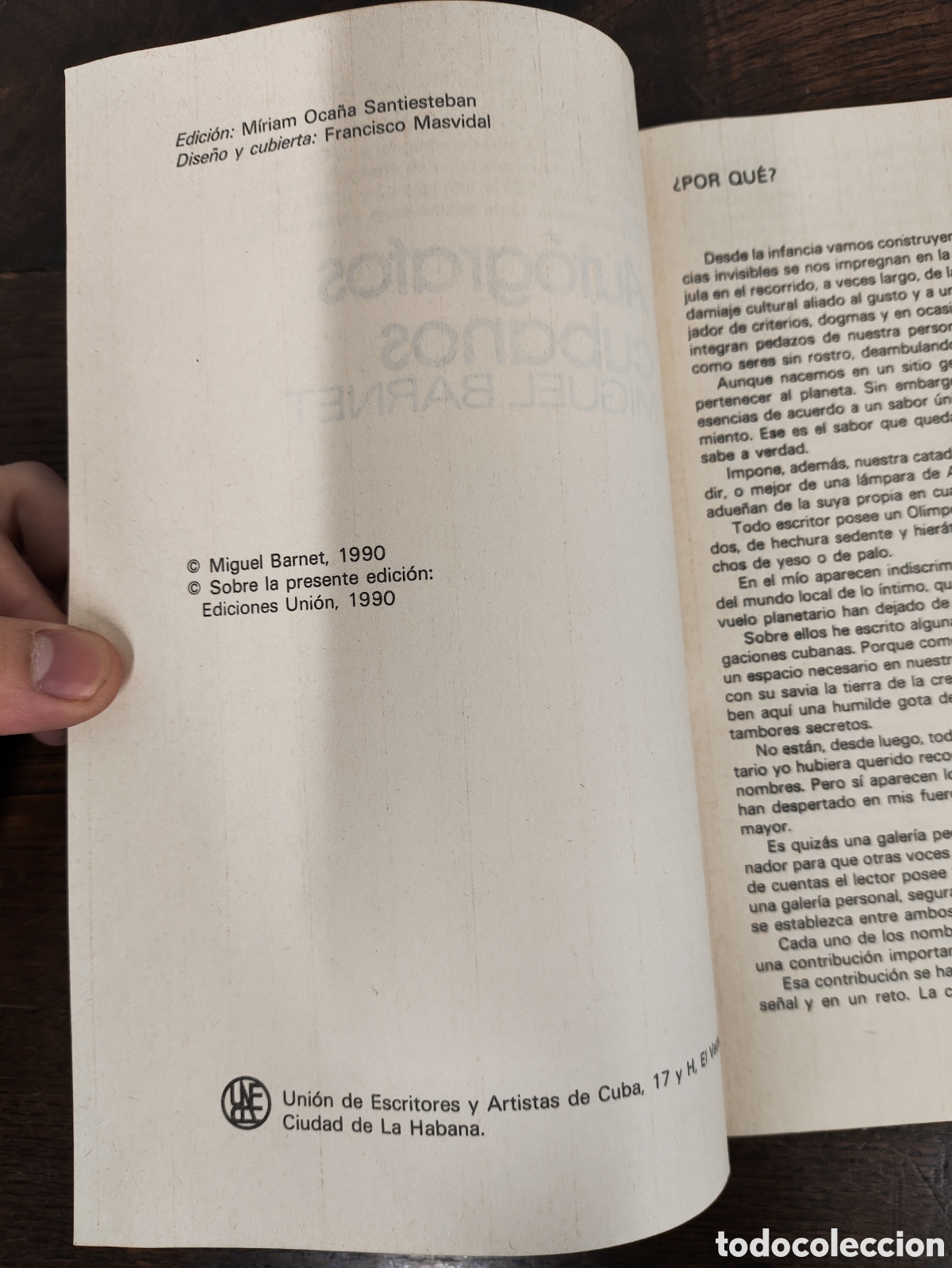Libros de segunda mano: LIBRO MIGUEL BARNET - AUT&Oacute;GRAFOS CUBANOS - Foto 4