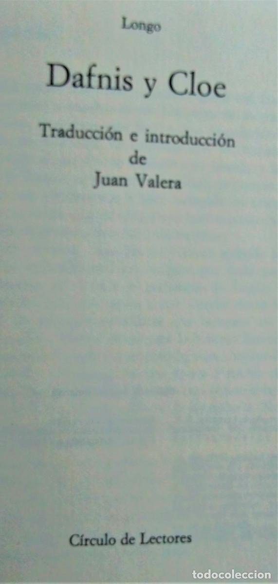 Libros de segunda mano: DAFNIS Y CLOE - LONGO - Foto 5