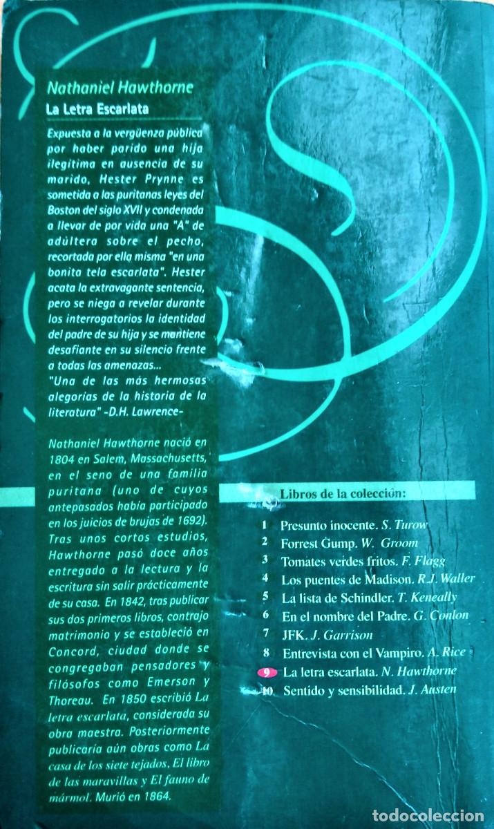 Libros de segunda mano: LA LETRA ESCARLATA - NATHANIEL HAWTHORNE - Foto 2