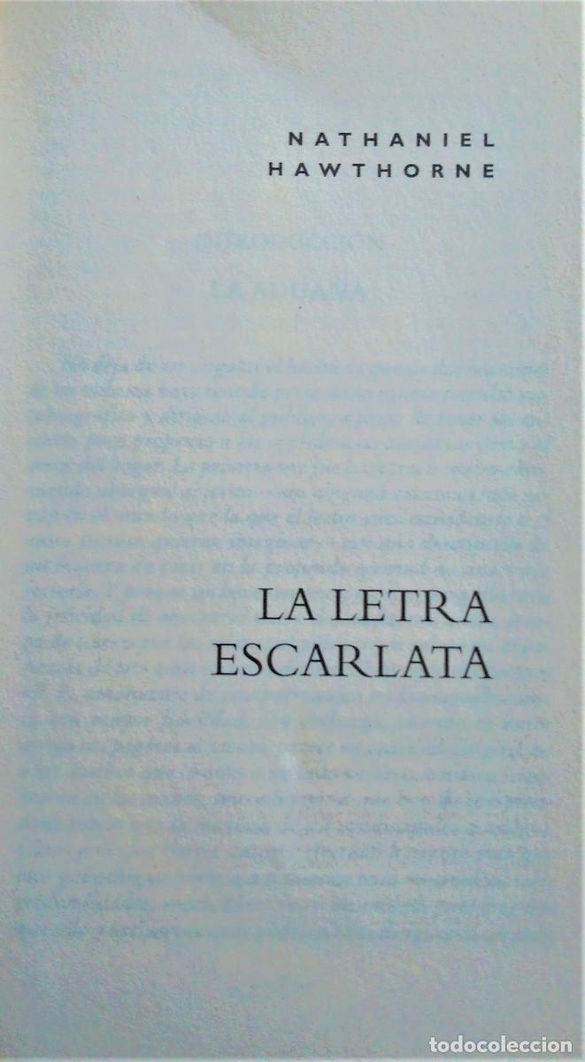Libros de segunda mano: LA LETRA ESCARLATA - NATHANIEL HAWTHORNE - Foto 5