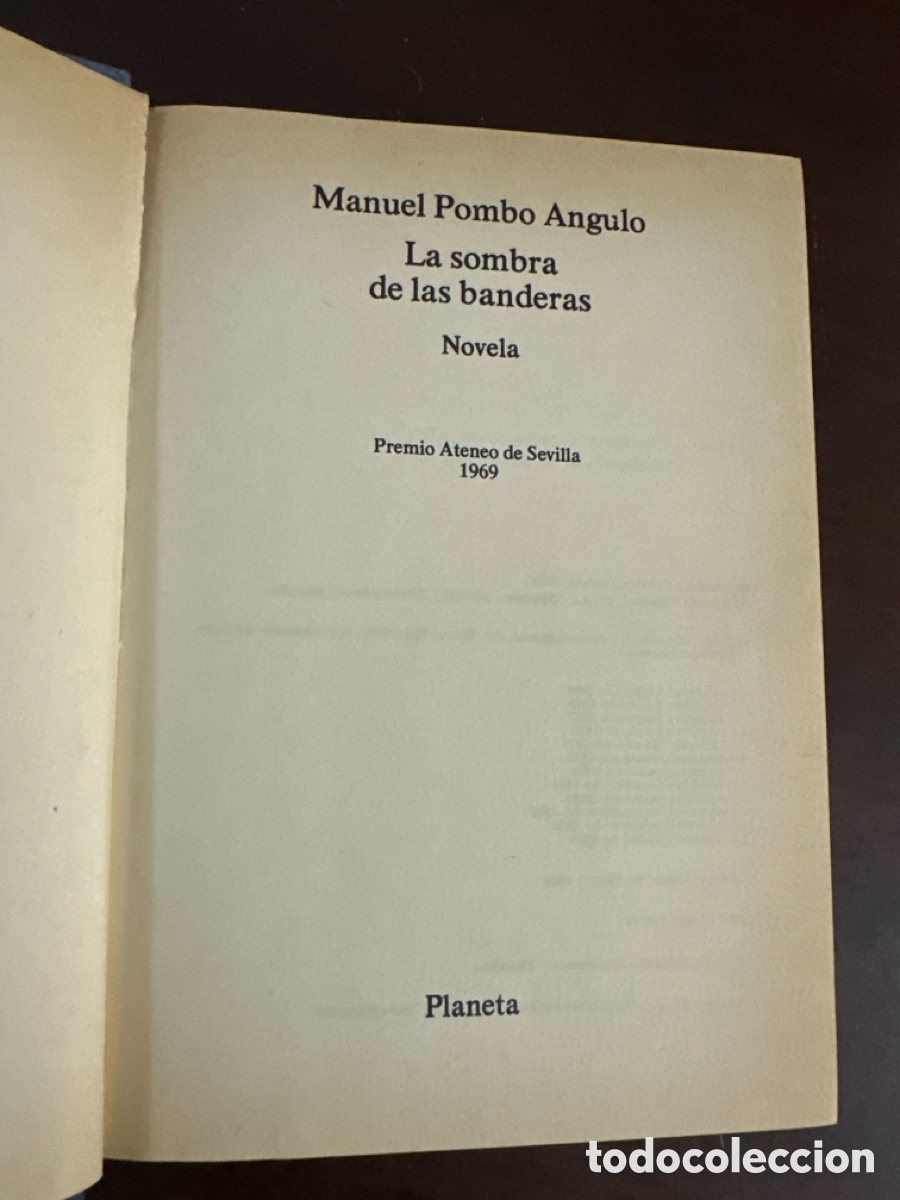 Libros de segunda mano: LA SOMBRA DE LAS BANDERAS. MANUEL POMBO ANGULO - Foto 3