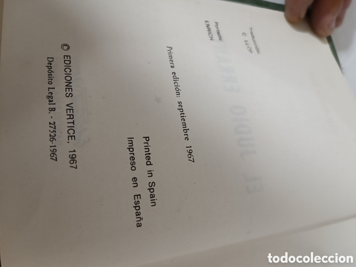 Libros de segunda mano: Libro El Jud&iacute;o Errante, ediciones v&eacute;rtice,1 edici&oacute;n a&ntilde;o 1967 - Foto 2