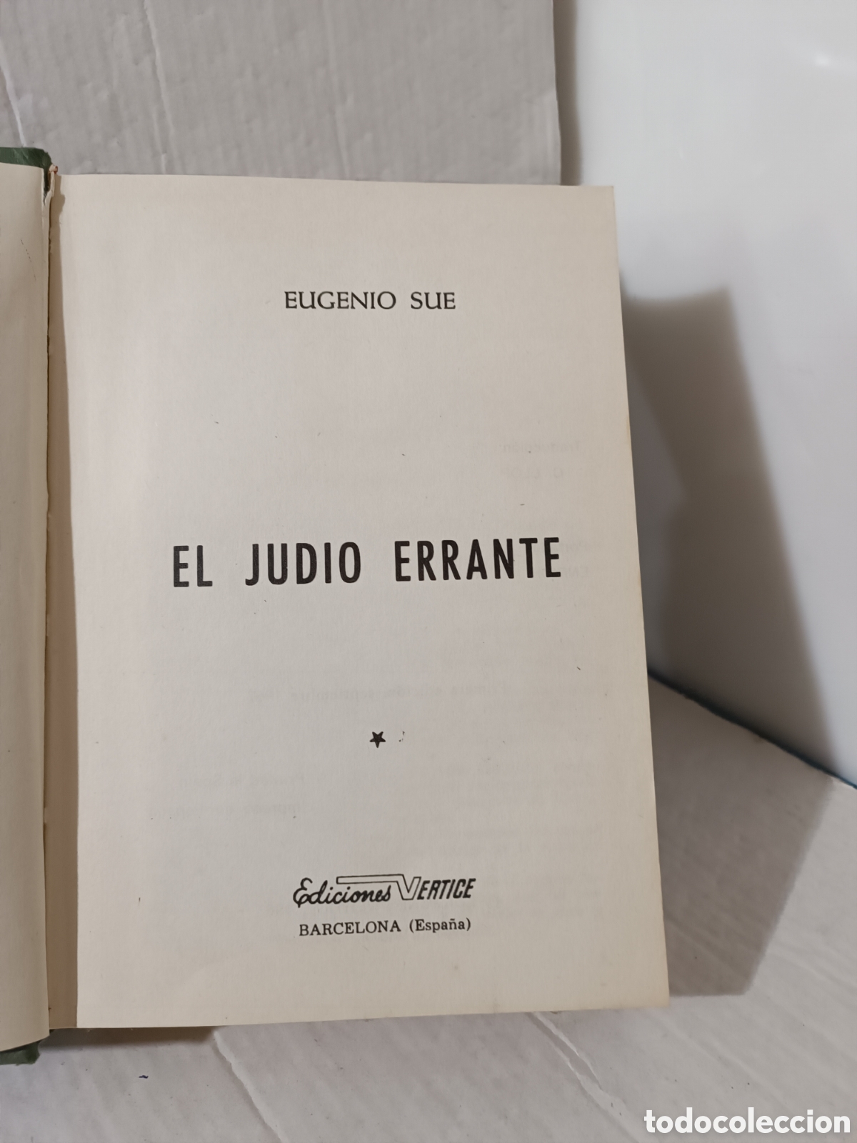 Libros de segunda mano: Libro El Jud&iacute;o Errante, ediciones v&eacute;rtice,1 edici&oacute;n a&ntilde;o 1967 - Foto 1