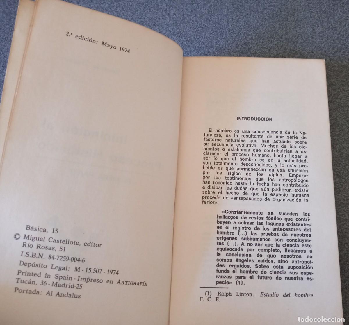 Libros de segunda mano: Iniciaci&oacute;n Al Proceso Hist&oacute;rico Eduardo Chamorro - Foto 4