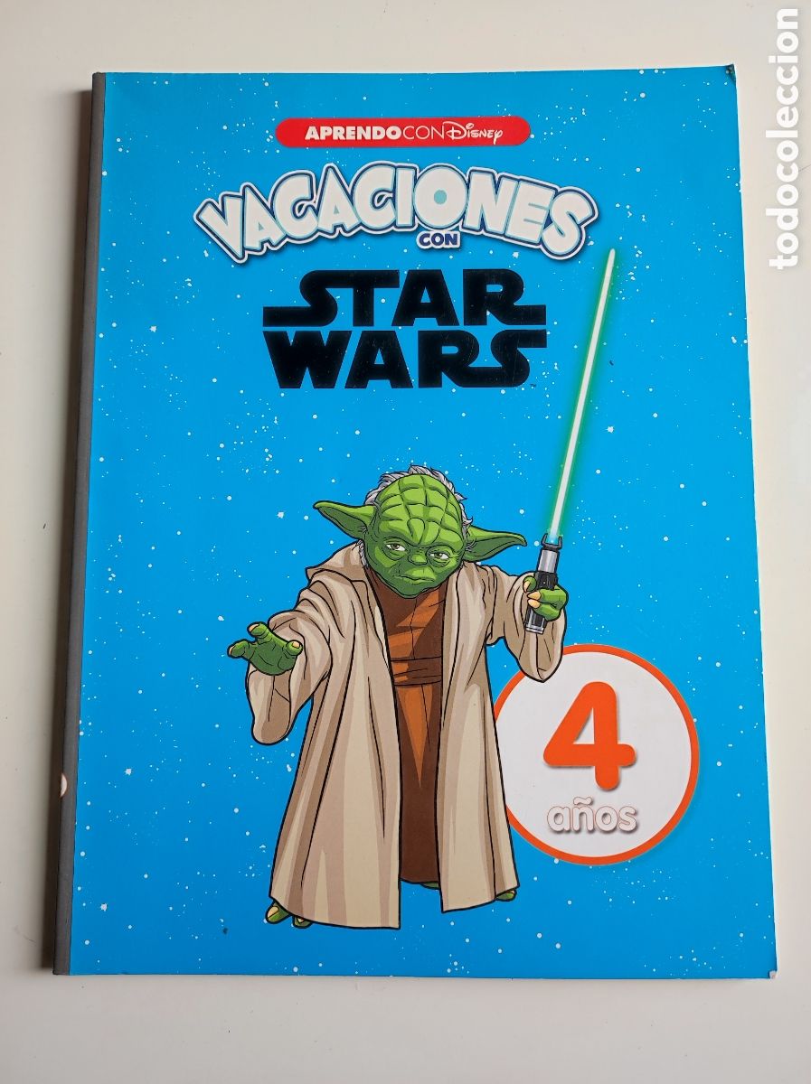 Libros de segunda mano: Vacaciones Star Wars aprendo con disney 64 paginas
