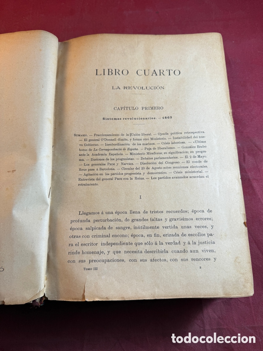 Libros de segunda mano: HISTORIA DEL GENERAL PRIM - Foto 2