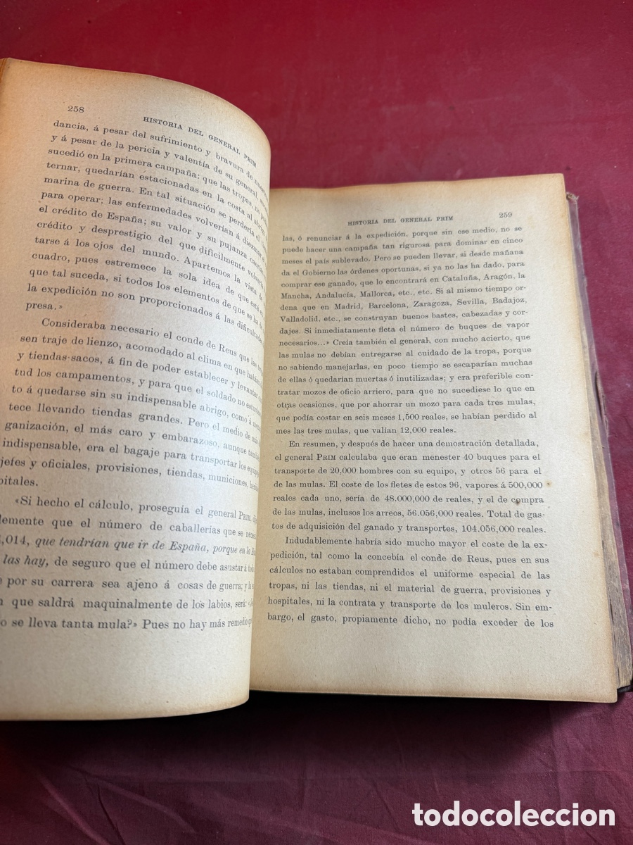 Libros de segunda mano: HISTORIA DEL GENERAL PRIM - Foto 3