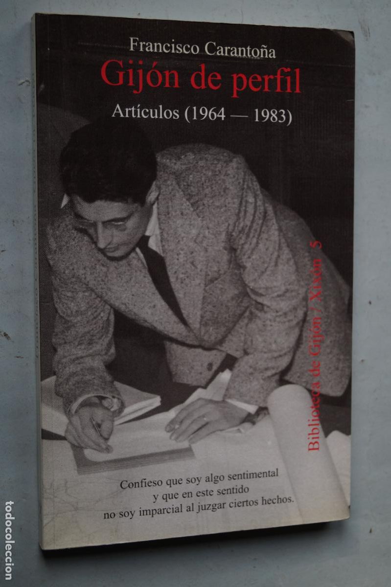 Libros de segunda mano: GIJON DE PERFIL. FRANCISCO CARANTO&Ntilde;A - Foto 1