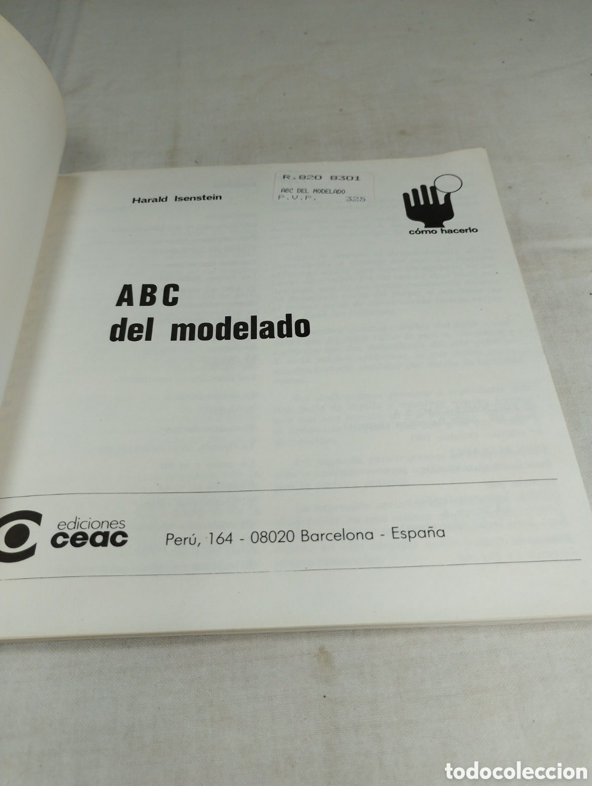 Libros de segunda mano: ABC del modelado. Harald Isenstein, 1985 - Foto 2